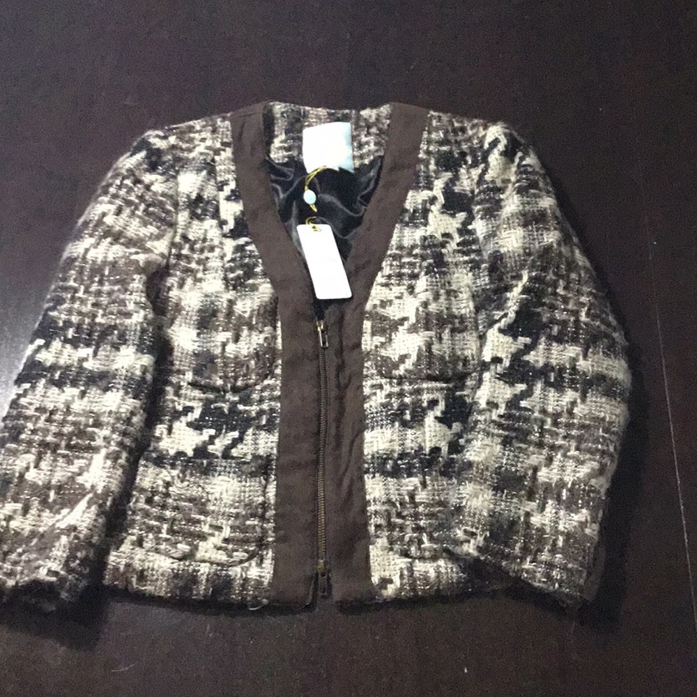 Houndstooth blazer